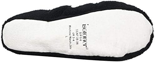 isotoner womens 2 Pack Ballerina Embroidered and Solid Ballet Flat, Black Embroidered, Light Grey Solid, 5 6 US | Image 3