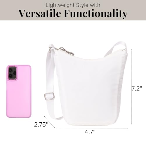 Image of Baggallini Swift Mini Crossbody Bag for Women - 4.5x7 Small Travel Purse with Crossbody Strap and RFID