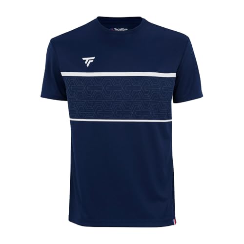 Tecnifibre Team Tech Tee Marine XS Uomini Maglietta Blu Scuro XXL