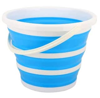 MVPHTY 10 L Collapsible Water Bucket Foldable Silicone Multi Purpose Cleaning Bucket for Travel/Camping/Hiking/Garden Water/Fishing/Bathroom/Washing Machine (B0CPCRL8P2) Amazon Price History, Amazon Price Tracker