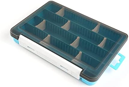Fishing Tackle Box Plastic High Capacity Lures Bait Box Portable Multifunction Bait Storage Case for Outdoor Fishing