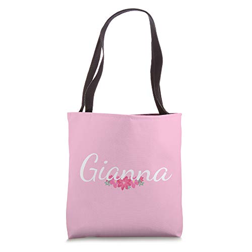 Bolso tote floral rosa personalizado Gianna miniatura 1