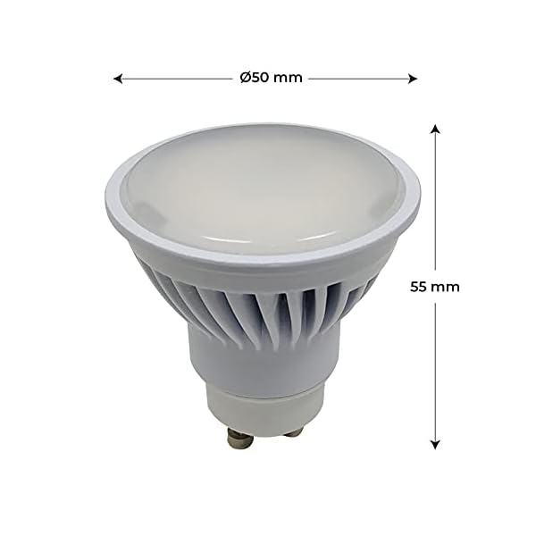 LED ATOMANT, LED-Lampe, 5er Pack, GU10, Maße: 50x55mm, Farbe: 4500 K [Energieklasse A++] – Bild 7