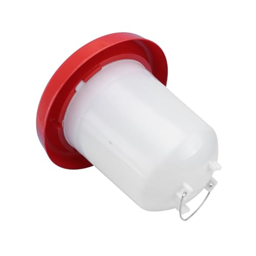 YOSADIER 農場用プロフェッショナル鶏給水器 耐久製 複鶏同時給水可能 取り外し式清掃簡単 吊り下げ対応 家禽用飲料水容器