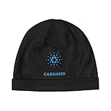 Cardano Ada Logo Comfortable Soft Slouchy Beanie Hats Thin Knitted Caps Unisex Hip-Hop Fashion Skull Hat Black