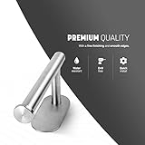 Keplin Silver 3M Self Adhesive Toilet Roll Holder | Stainless Steel Bathroom Wall Mounted Toilet Paper Holder | No Drill Required, Strong, Secure, Waterproof Adhesion Toilet Roll Accessories - 1 Pack - Image 3