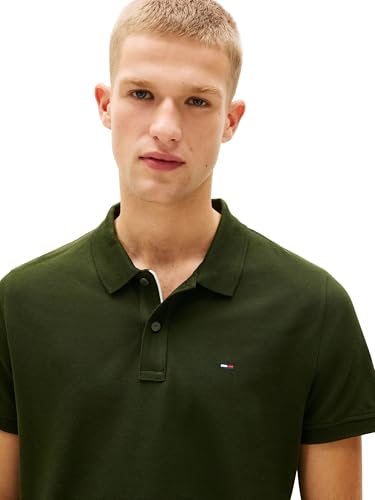 Tommy Jeans Herren TJM Slim Placket Polo EXT Dm0Dm20676 S/S, Grün (Kingston Green), XL 2