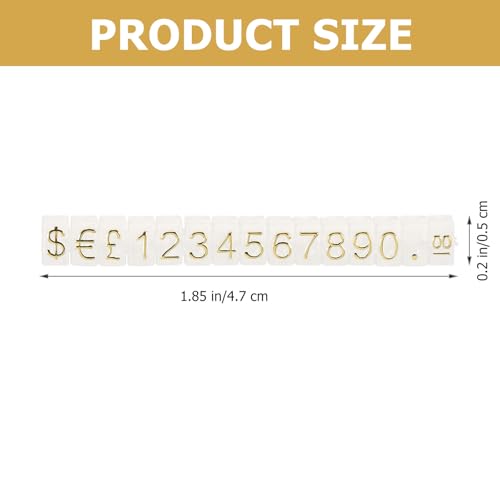 Etiquetas de precio modulares y resistentes para actualizar importes con cubos plásticos 2