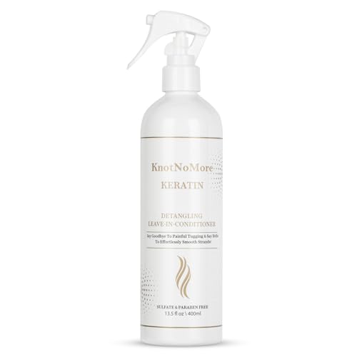 Daily Leave-in Detangler & Moisturizer for Dry, Tangle-Prone, Matted, Frizzy Hair | Adds Shine & Heat Protection with Vitamin B5 | Suitable for All Hair Types, Sulfate & Silicone-Free.