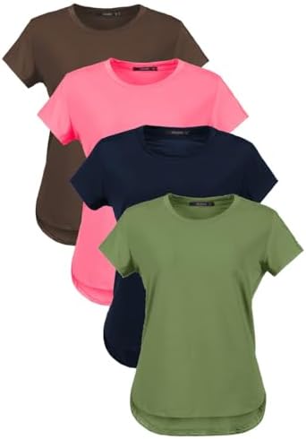 Kit 4 Blusas Blusinhas Feminina Tapa Bumbum Dry Sports Academia