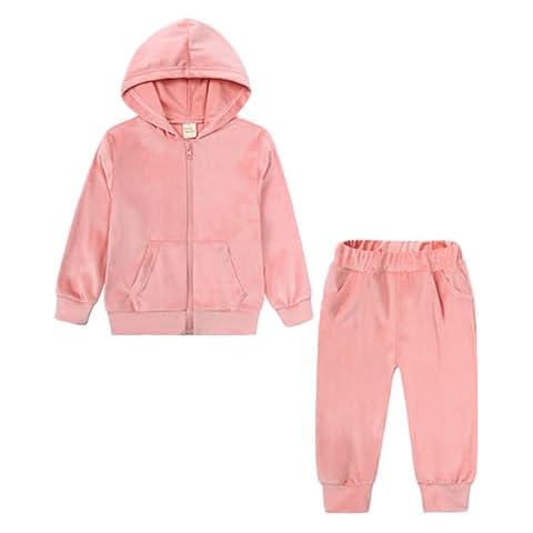 Unisex Baby Velvet Hoodie Tracksuit Set Cover