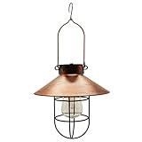 Lámpara solar vintage con diseño de linterna con capucha retro puede decorar su magnífica vida con un ambiente más romántico