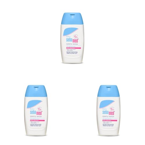 Image of Sebamed Baby Gentle Wash|pH 5.5|Baby Body Wash|Soap Free|Tear Free| 50 ml (Pack of 3)