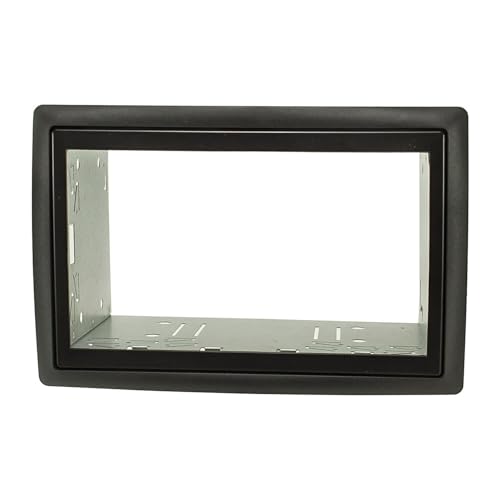 tomzz Audio 2445-036 Doble DIN Radio Panel Conjunto Compatible con Renault Megane II Scenic II año 2005-2009 Negro con Kit de instalación