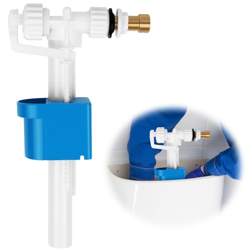 Spülkasten Füllventil Universal G3/8 und G1/2 Wc Einlassventile Schwimmerventil Luftspalt-Design Spülkastenfüllventil für Wassersparend Auslaufsicher und Langlebig