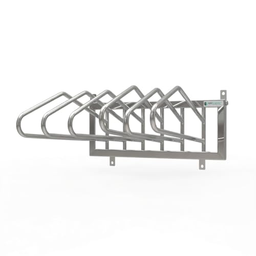 Image of IS IndoSurgicals Lead Apron Hanger Stand, SS 304 Wall Mounted Rack for X-Ray & Radiology Rooms (Holds 6 Aprons)