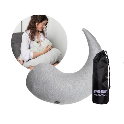 reer Mama Stillkissen Air | Aufblasbares, ergonomisches Stillkissen | mit...