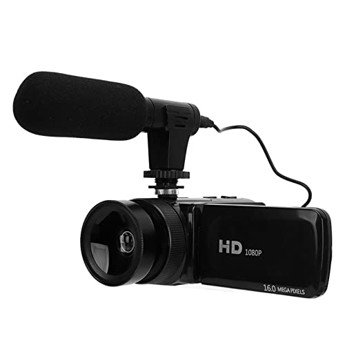 Caméscope HD 1080P avec écran rotatif et micro anti-bruit pour des vidéos claires