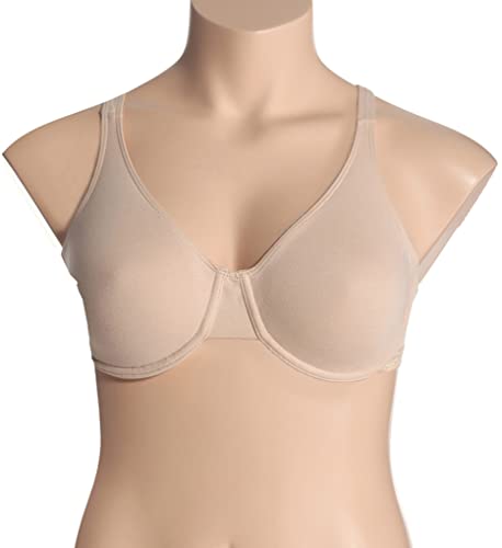 Image of Fruit of the Loom Women's Unlined Underwire Bra - Cotton & Spandex Blend for Natural Shape and Flexibility