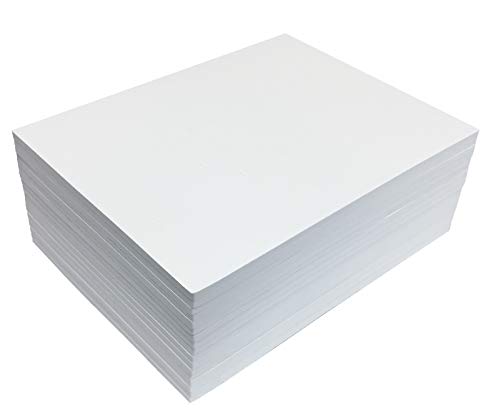 White EVA Foam Sheets, 20 Pack, 6mm Extra Thick, 9 x 12 Inch, by Better Office Products, White Color, for Arts and Crafts, 20 Sheets Bulk Pack