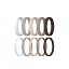 Pack P: Pure White, Fog Grey, Frapp�� Sand, Mushroom Brown, Cocoa Brown