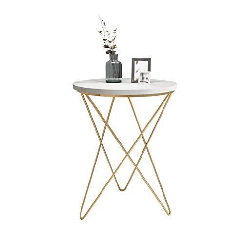 HTLLT Storage Table Iron Triangle Table Marble Veneer Small Round Tabl HTLLT Storage Table Iron Triangle Table Marble Veneer Small Round Tabl
