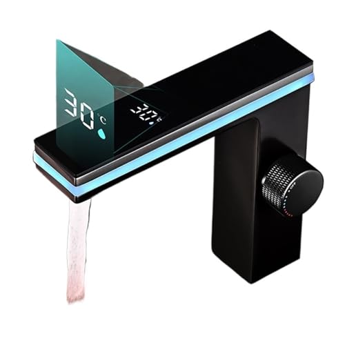 Grifo de lavabo inteligente que evita quemaduras gracias a su pantalla LED 2