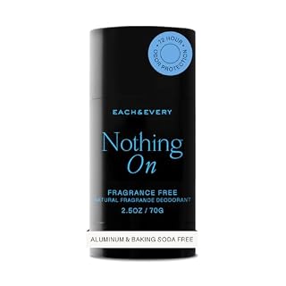 Each & Every Natural Deodorant, EWG Verified & Vegan (2.5oz)