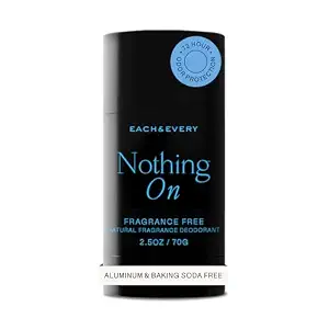 Each & Every Natural Deodorant, EWG Verified & Vegan (2.5oz)
