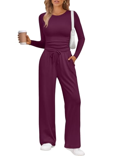 LILLUSORY Lounge Sets for Women Two 2 Piece matching Loungewear