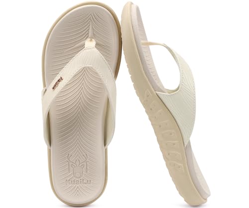 Image of KuaiLu Women's Orthotic Arch Support Flip Flop Sandals
