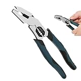 Qkbuza Pinza crimpatrice,Pinze multiuso con tiro- Strumento di taglio a vite | per auto casa rete elettrica commerciale solare industriale residenziale costruzione veicolo
