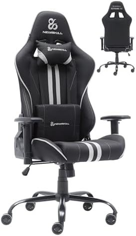 NEWSKILL KitsuneV2 - Silla Gaming ergonómica, Respaldo reclinable...
