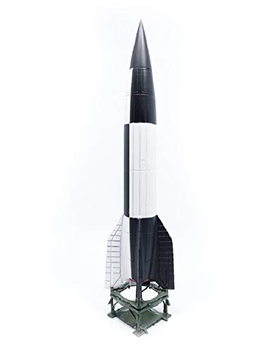 PMA 1:72 German V-2 Long-Range Guided Ballistic Missile with Meillerwagen Launch Trailer and Brennstand - Peenemunde Test Facility, Black and White Scheme