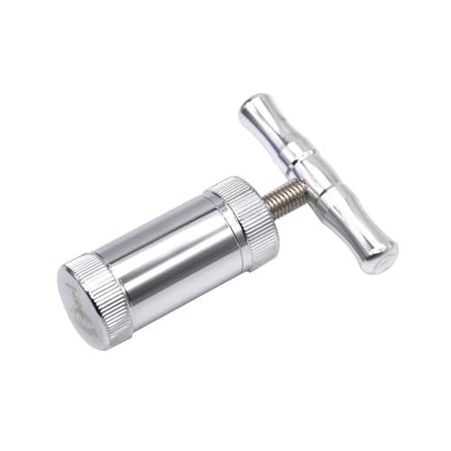 Werkzeug Pollen T Presse, Pollenpresse T-Griff, Langlebige KräUterpresse, Pollenpresse Klein, Pollenpresswerkzeug für Kräuter, Gewürze, Knoblauch, Pfeffer, Salz, Pollen