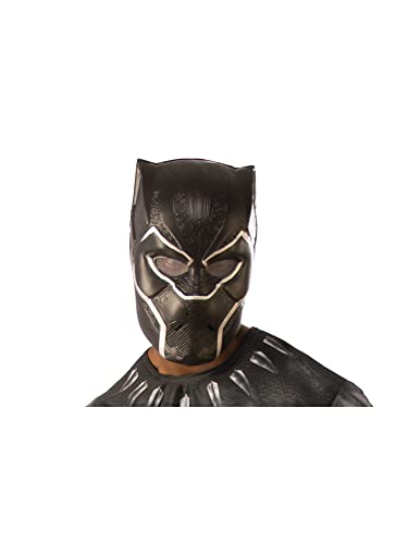 Rubies Official Marvel Avengers Endgame, Black Panther 1/2 Face Adult Mask, One-Size, Color as Shown Halloween Halloween