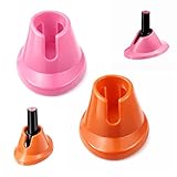 InnoHHustle 2 Pcs Nail Polish Bottle Holder, Nail Polish Holder Stand Anti-Spill Nails Art Organizer Display Manicure Tools Non Tippable Art Supplies for Nails Polished Organizer Accessories