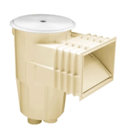 FLUIDRA Skimmers para Piscinas de la Marca Modelo Skimmer 15 L PISC. HORM. con Boca Standard Tapa Circular Beige
