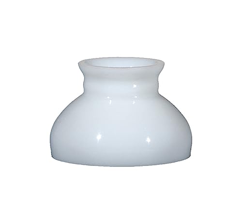 B&P Lamp Small 3.5" Opal Glass Student Lamp Shade