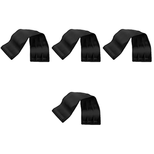4 soportes de silicona para botellas de vino, apilador de botellas de vino, estante de mesa, estante negro, refrigeradores de bebidas, estante de almacenamiento para apilar dispensador de cerveza de