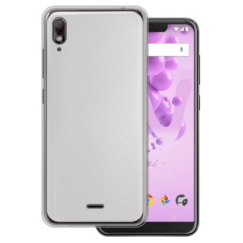 OAGELIM Hülle kompatibel mit Wiko View 2 GO Hülle Stoßfeste TPU Weiche Flexible Schützende Handyhülle mit Kratzfestigkeit & Militärischer Fallschutz (Weiß)