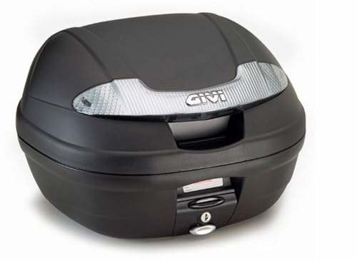 Givi E340NT Vision Tech Monolock Topcase avec une Plaque, Noir uni