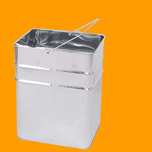 Caneca de basura de acero inoxidable 25.59x12.2x10.24 pulg miniatura 4