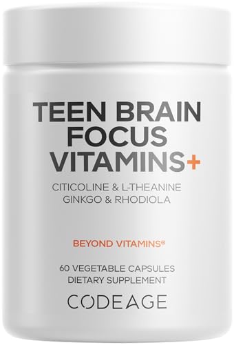 Codeage Teen Brain Focus Vitamins+