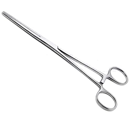 SurgicalOnline 8" Straight Hemostat Forceps - Stainless Steel Locking Tweezer Clamps-Ideal Hemostats for Nurses, Fishing Forceps, Crafts and Hobby