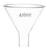 EISCO Powder Funnel, 85mm - 60º Angle - Plain Stem, 24mm - Borosilicate Glass