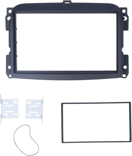 Cadre de tableau de bord 2Din pour réparer l'intégration d'un autoradio sur 500L