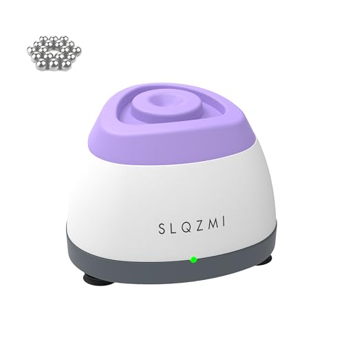 Mini Vortex Mixer Nail Polish Shaker Paint Shaker & Paint Mixer for Gel Polish Acrylic Paints Eyelash Adhesives Tattoo Ink Lab Vortex Mixer for Centrifuge Tubes and Test Tubes (Purple)