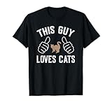 This Guy Loves Cats T-Shirt for Cat Lover T-Shirt
