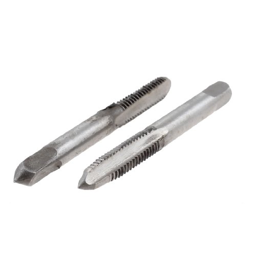 Aexit 2 Pcs Pins 6mm Cutting Dia 3 Flutes HSS Machine Screw Thread Taper Pins Taper Taps
